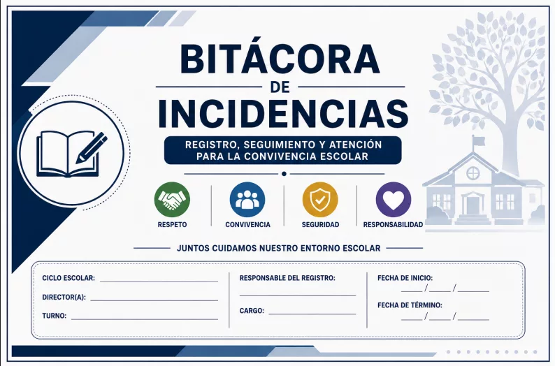 Bitácora de Incidencias Escolar: Registro y Seguimiento para la Convivencia