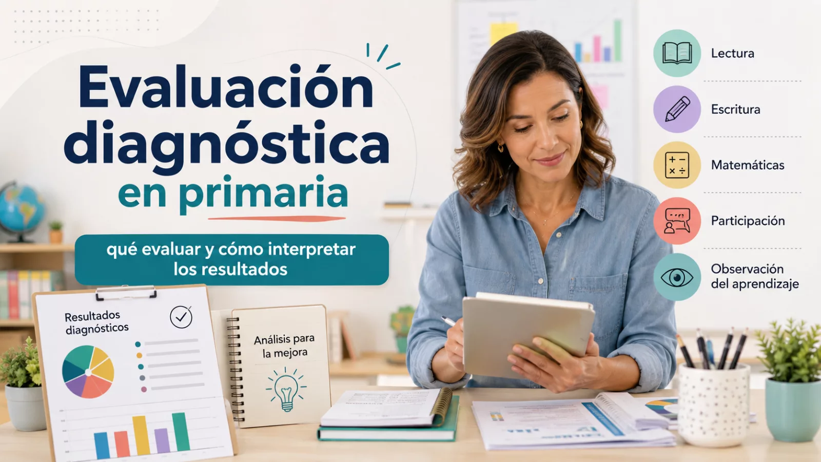 Evaluación diagnóstica en primaria: qué evaluar y cómo interpretar los resultados