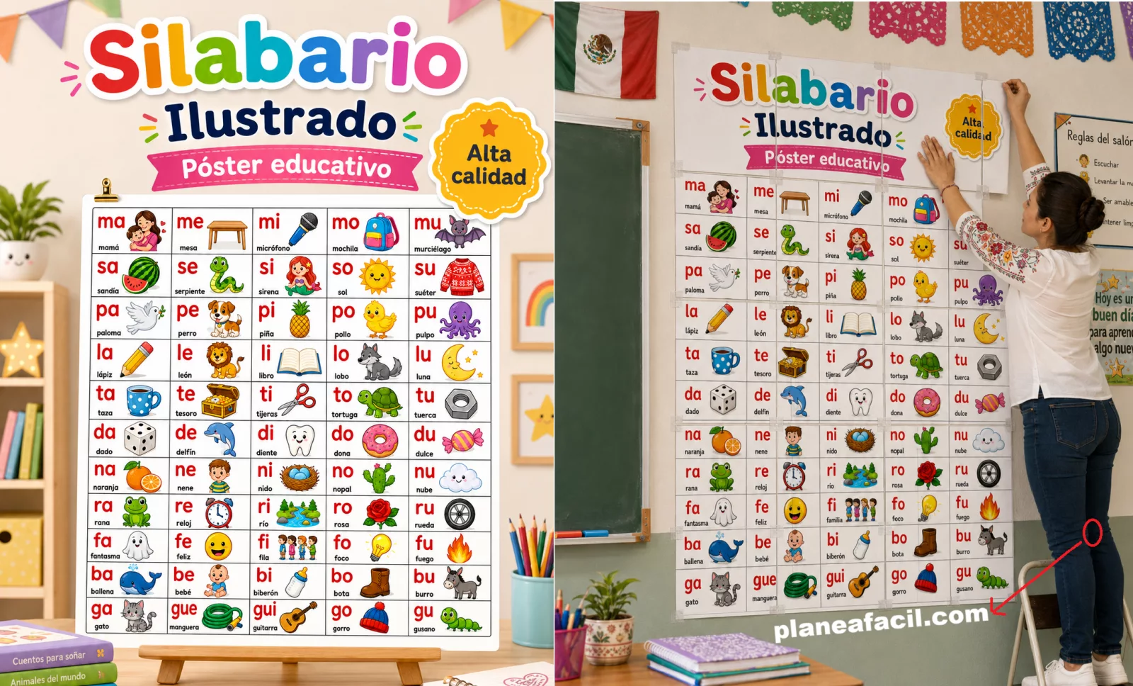 Guía para el uso del silabario con imágenes en el aprendizaje inicial de sílabas en español