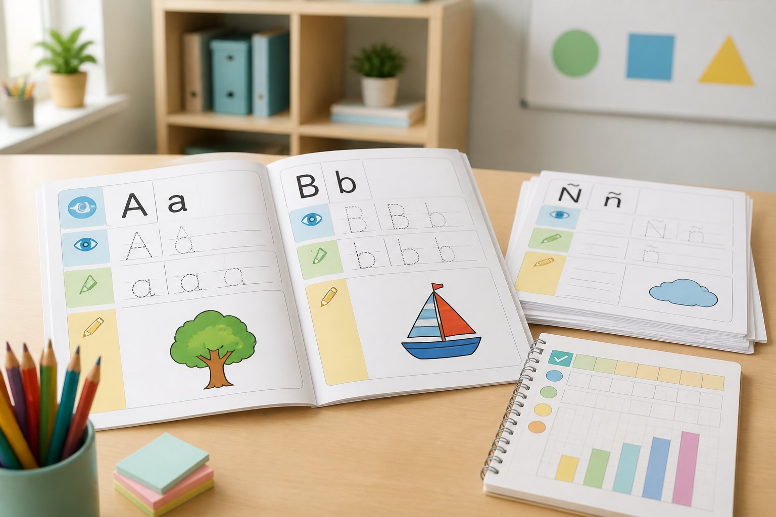 Guía para docentes: uso del cuadernillo de práctica progresiva del trazo del abecedario
