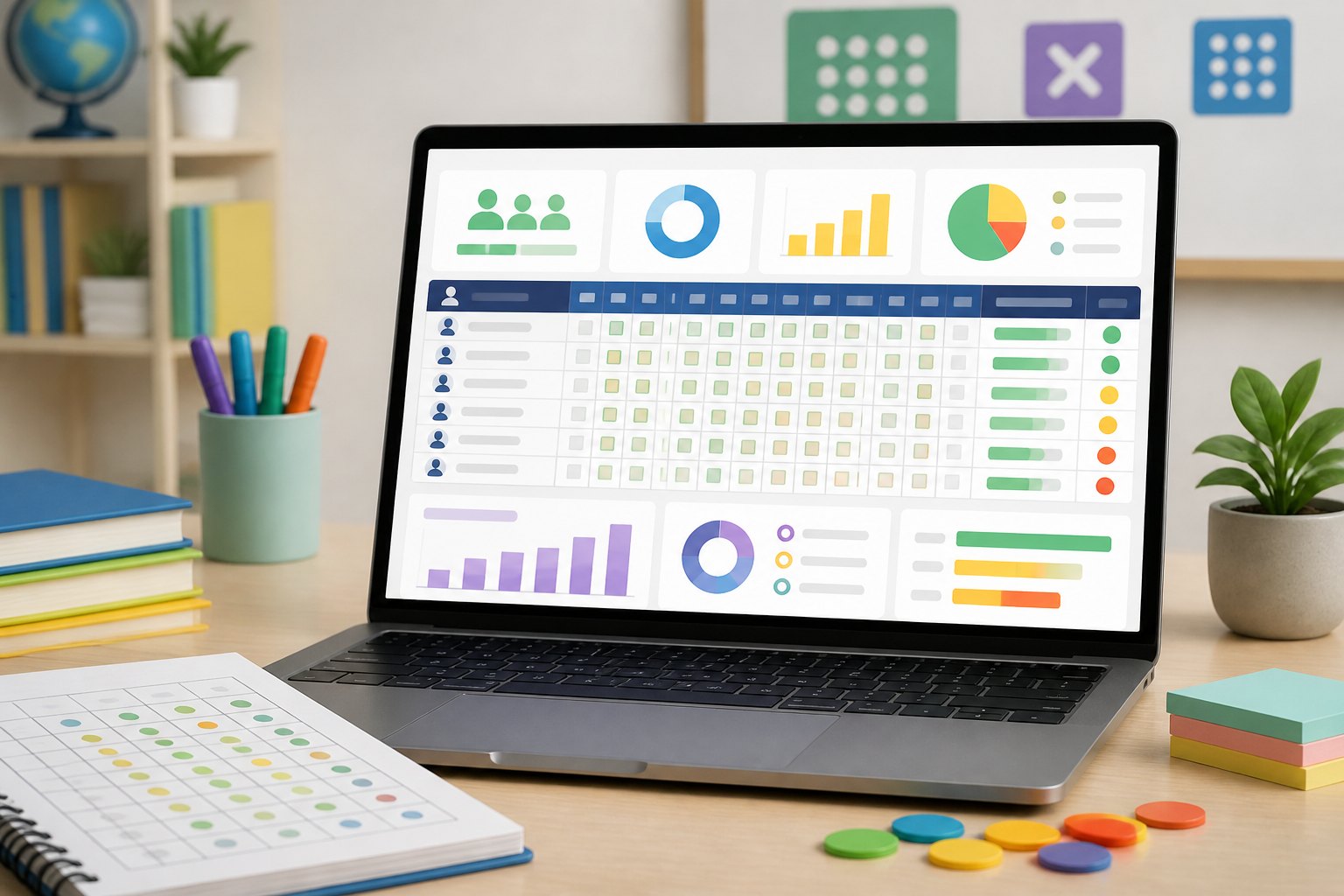 Registro automatizado de tablas de multiplicar para seguimiento de avances