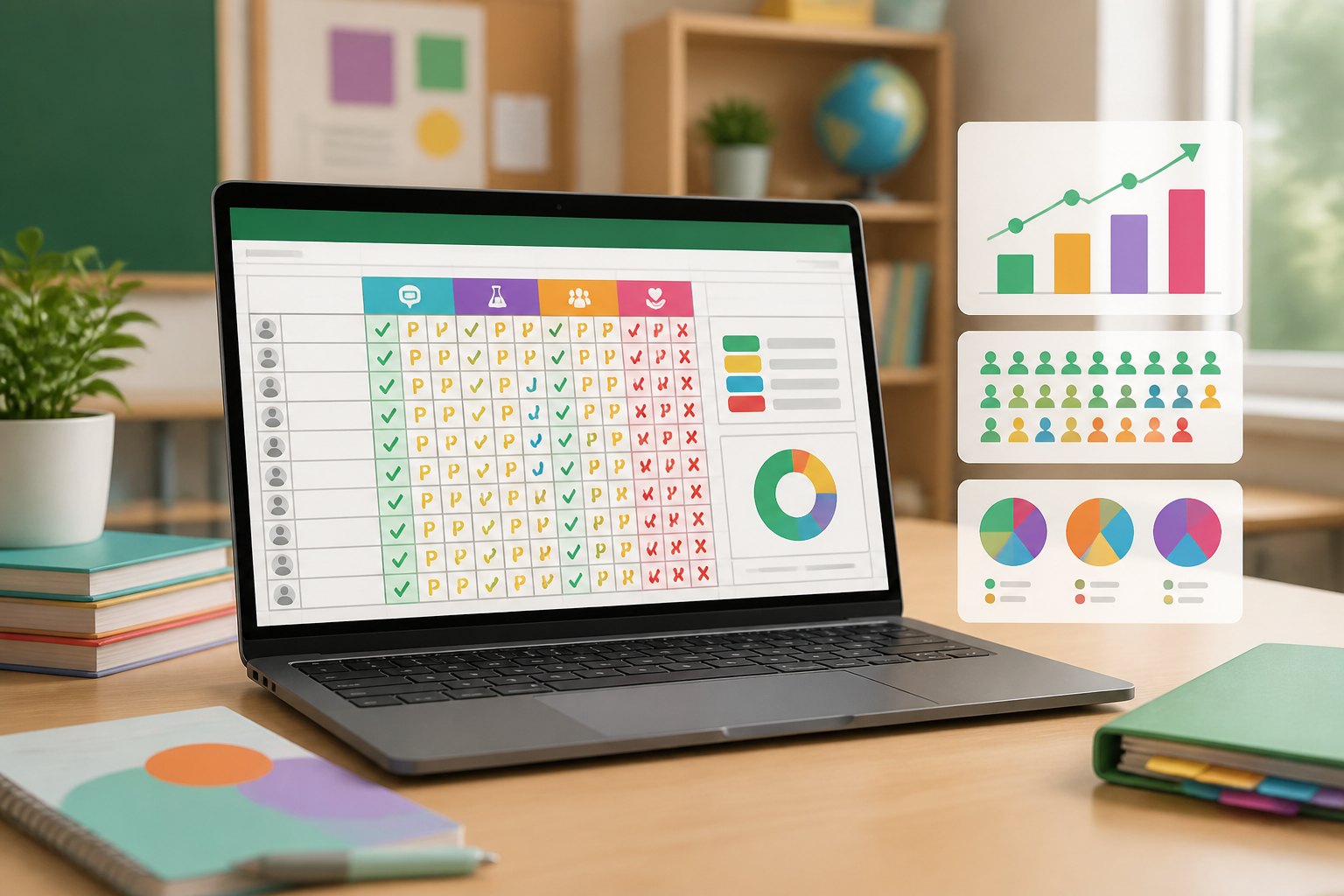 Registro de Tareas Automatizado en Excel para Docentes
