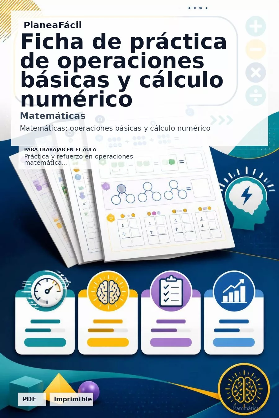 Ficha de práctica de operaciones básicas y cálculo numérico