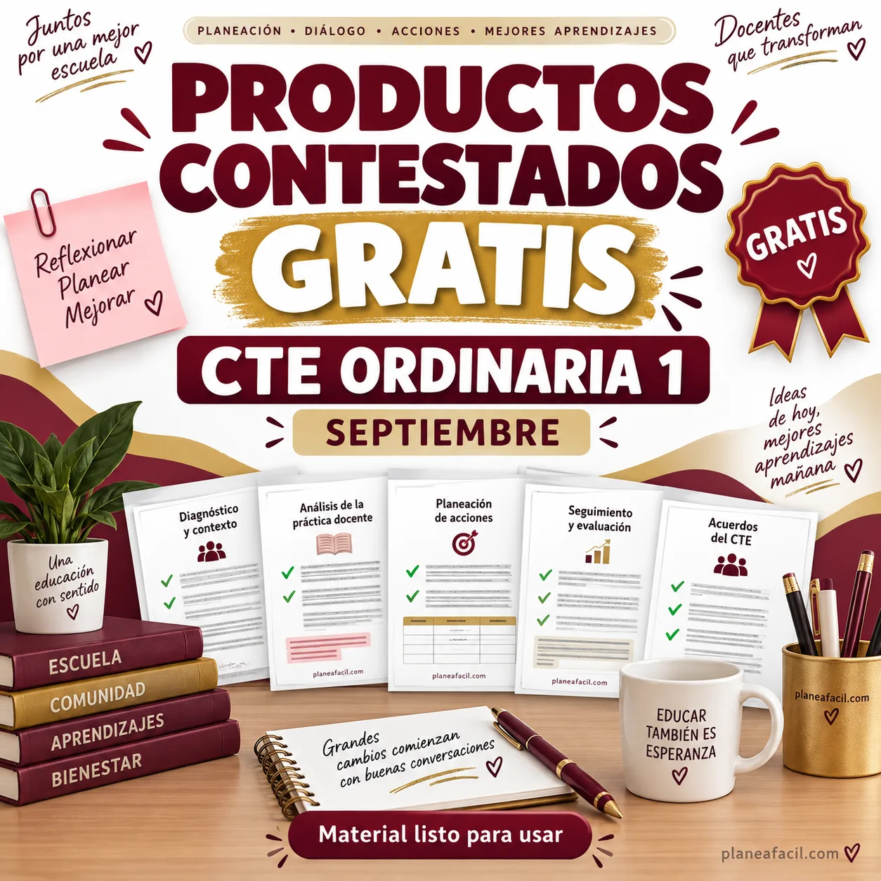 Guía para la Primera Sesión Ordinaria del Consejo Técnico Escolar en Organización Completa y Multigrado