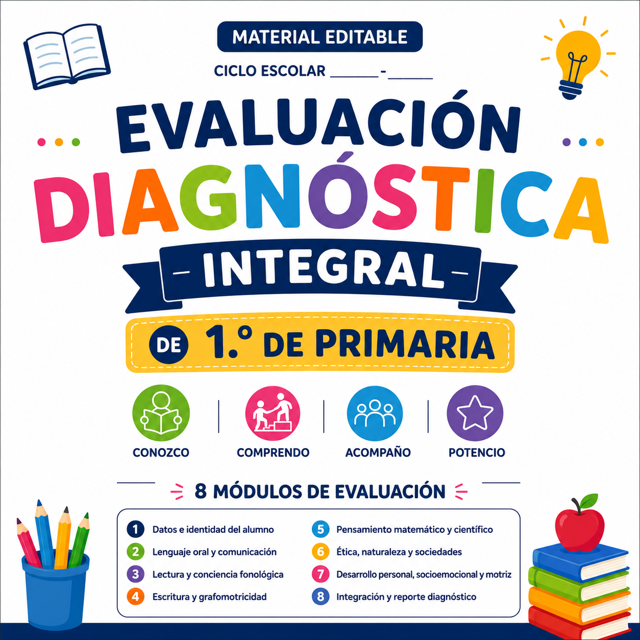 Evaluación Diagnóstica Integral para 1.º de Primaria