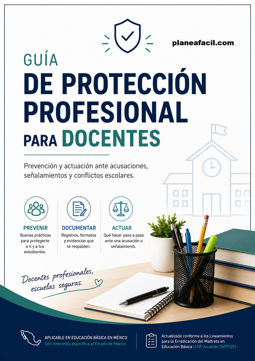 Guía de Protección Profesional para Docentes ante Acusaciones y Conflictos Escolares | Descarga Gratis