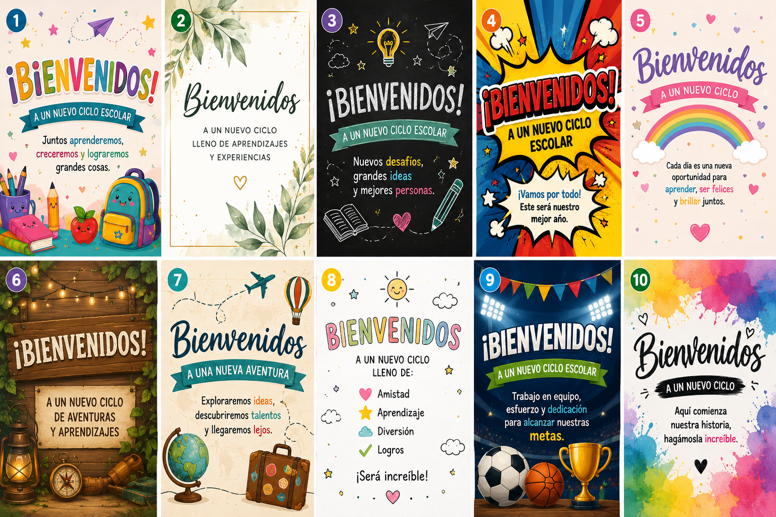 Banners de Bienvenida para el Aula