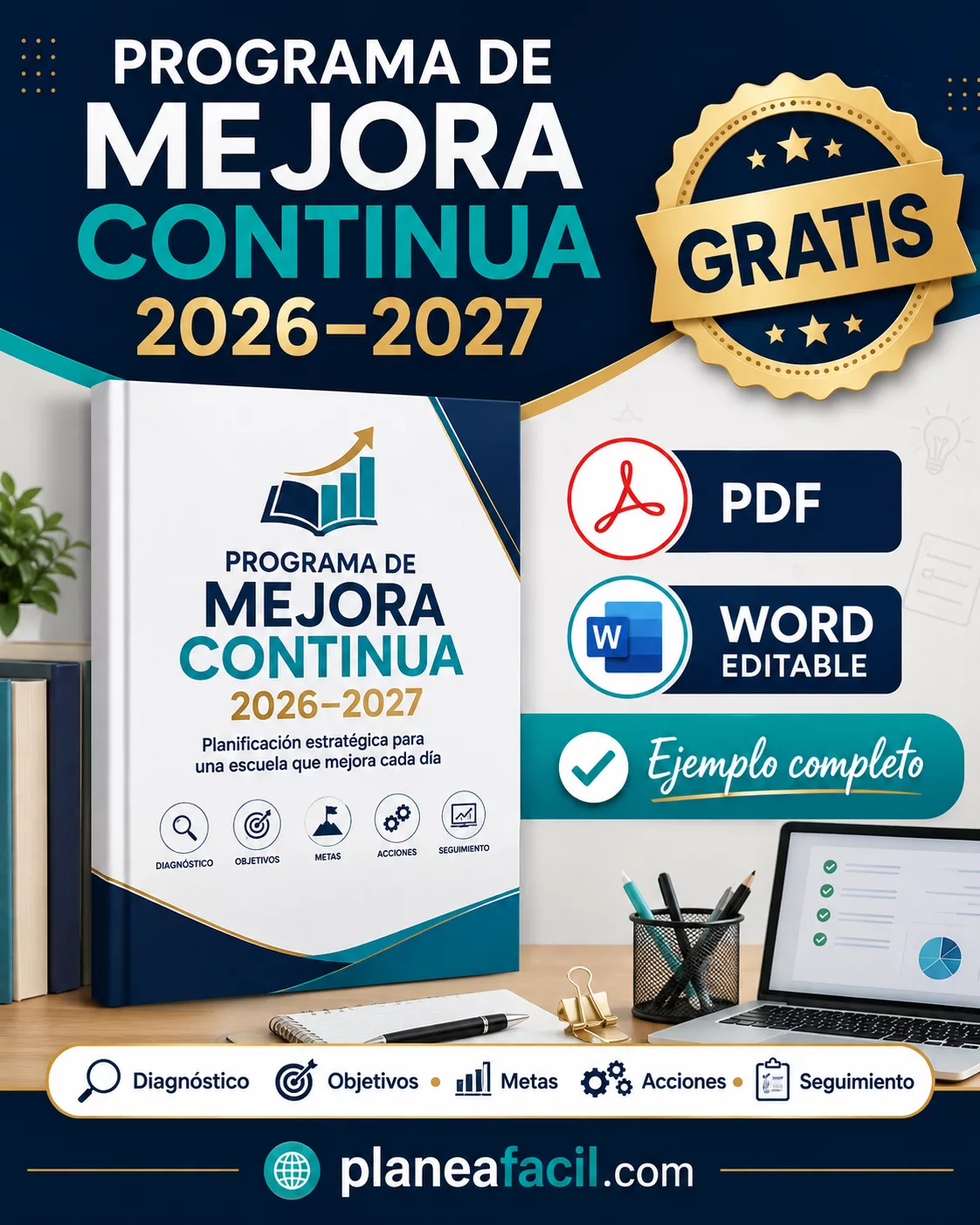Portada de Programa de Mejora Continua 2026–2027