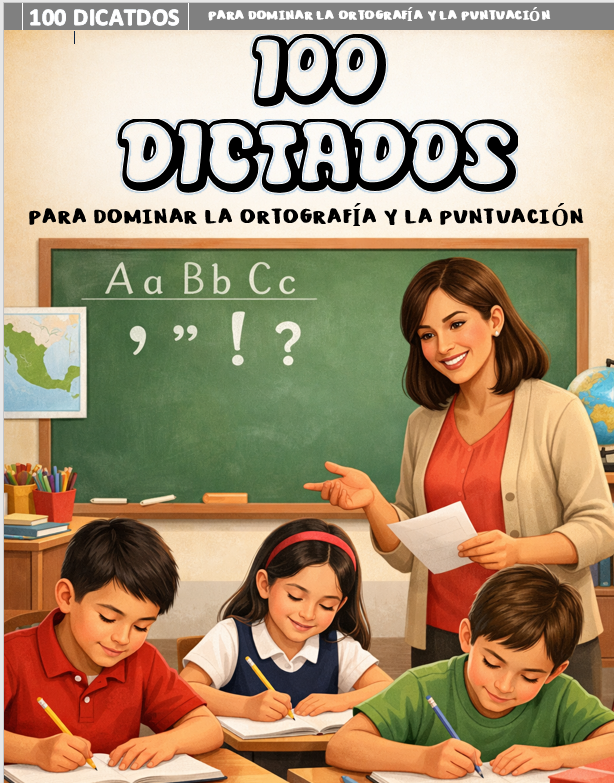 100 Dictados para Dominar la Ortografía y la Puntuación en Primaria